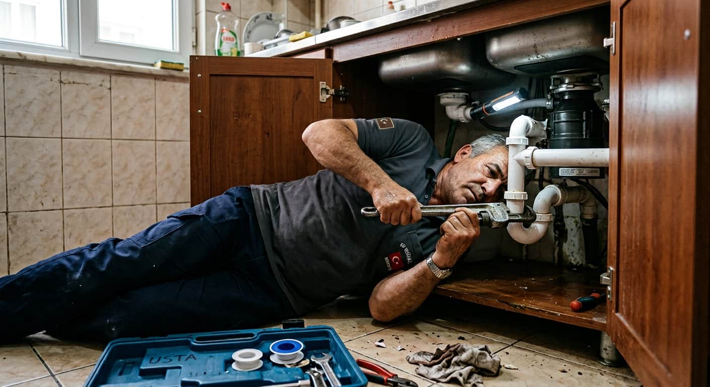 Su Tesisat Servisi için tesisat ve gider uygulaması